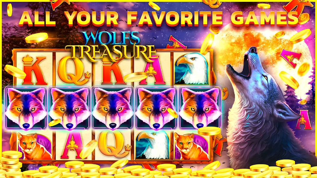Legandary slots Casino Games [МОД: Деньги, Монеты и Меню MOD] Screenshot 1