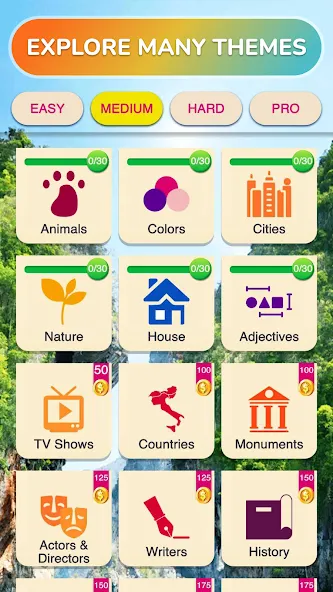 Word Search - Word Puzzle Game [МОД: Много монет, Открытые уровни и Мега MOD] Screenshot 4