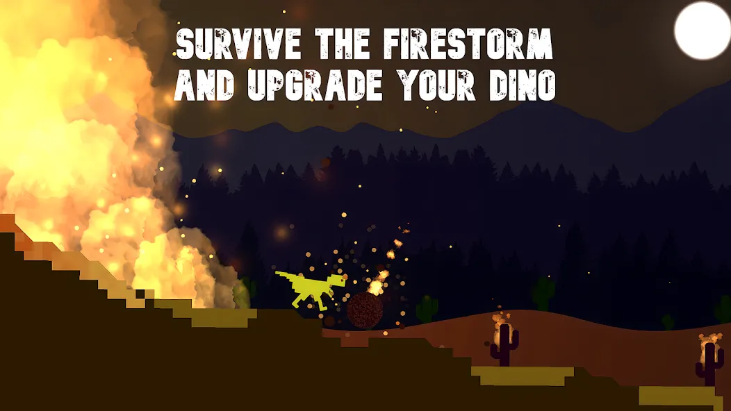 Dino Run Survival (Дино Ран Сурвайвал) [МОД: Меню, Бесконечные монеты и Открытые уровни] Screenshot 1