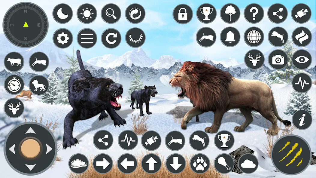Wild Black Panther Games [МОД: Много денег, Монет и Все открыто] Screenshot 2