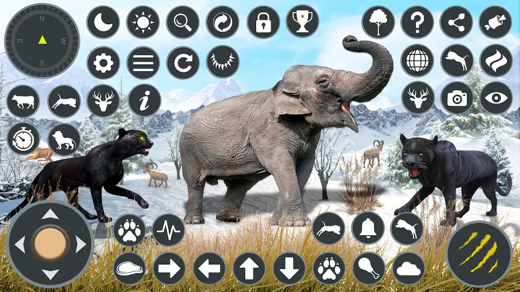 Wild Black Panther Games [МОД: Много денег, Монет и Все открыто] Screenshot 3