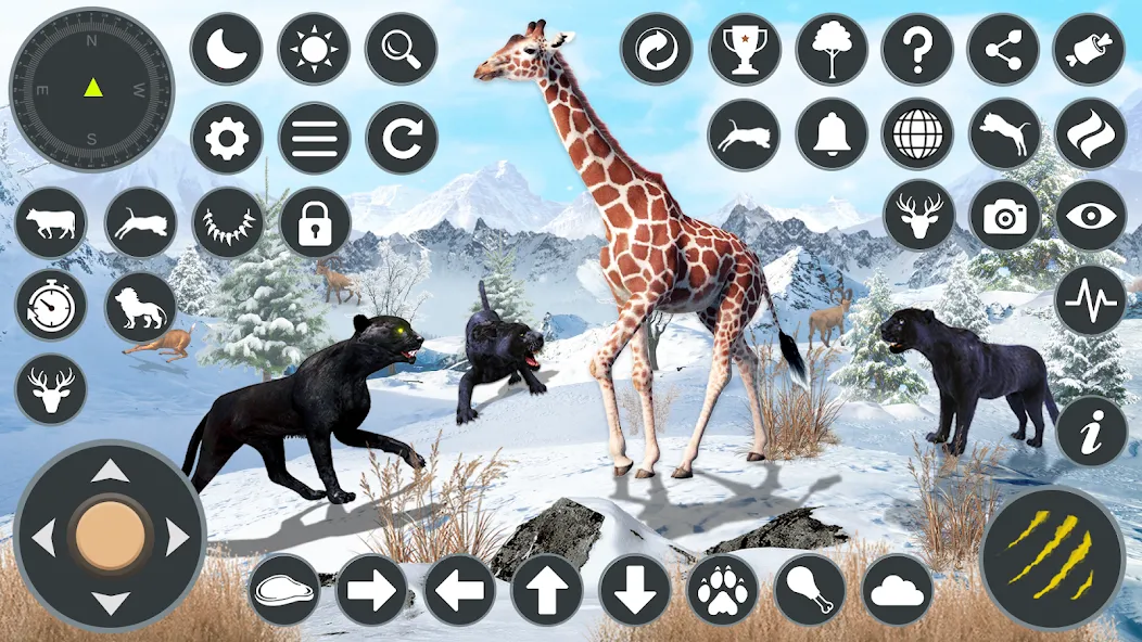 Wild Black Panther Games [МОД: Много денег, Монет и Все открыто] Screenshot 4