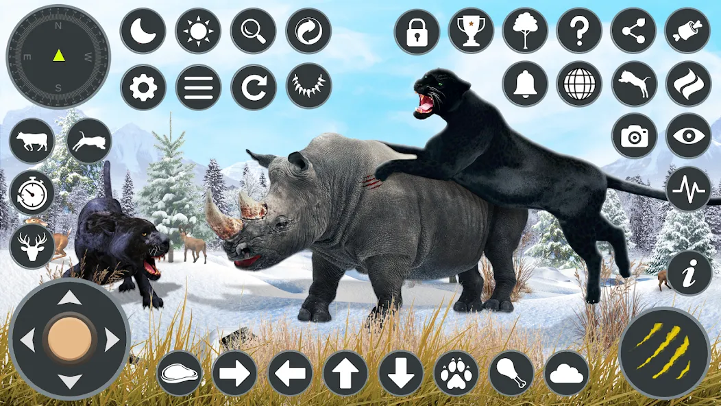 Wild Black Panther Games [МОД: Много денег, Монет и Все открыто] Screenshot 5