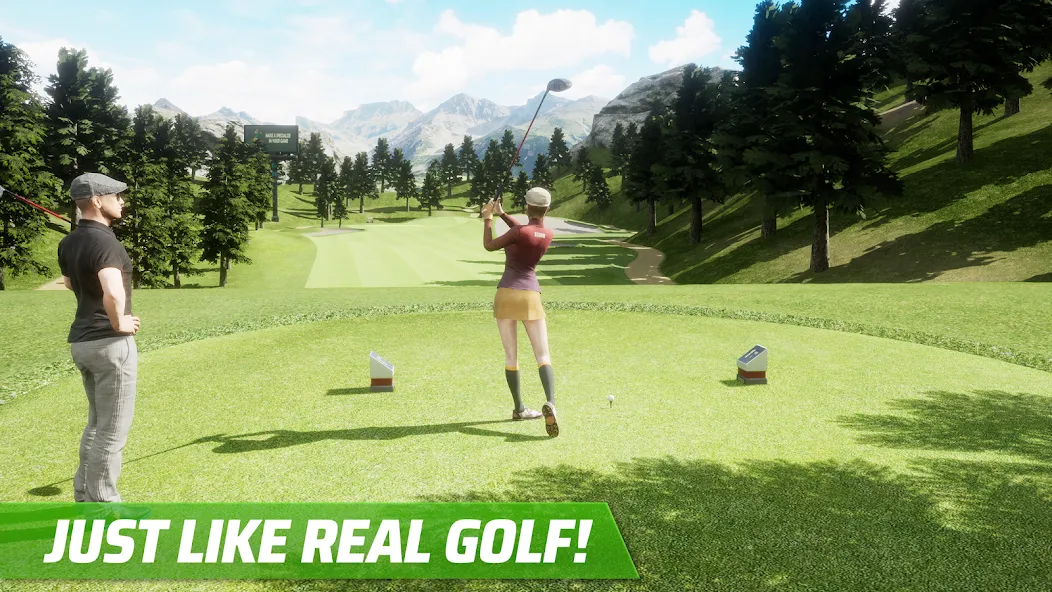 Golf King - World Tour [МОД: Много монет, Открытые уровни и Мега MOD] Screenshot 1