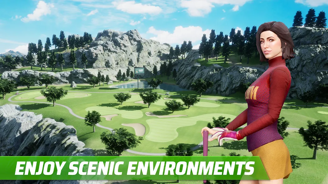 Golf King - World Tour [МОД: Много монет, Открытые уровни и Мега MOD] Screenshot 3