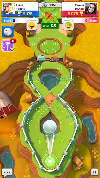 Mini Golf King (Мини Гольф Кинг) [МОД: Много монет, Открытые уровни и Мега MOD] Screenshot 5