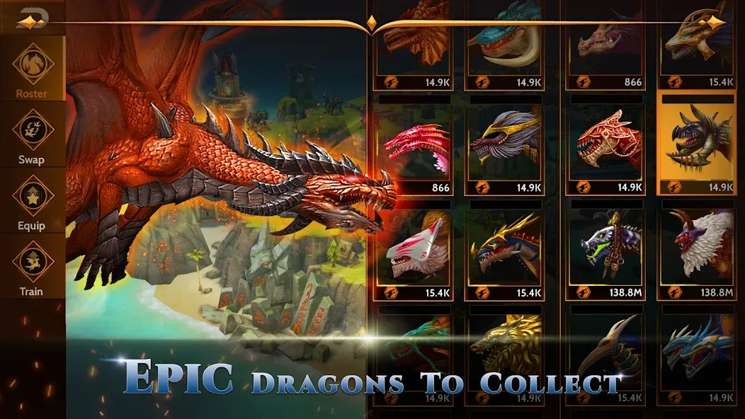 War Dragons (Вар Драгонс) [МОД: Бесконечные деньги, Монеты и Мега MOD] Screenshot 4