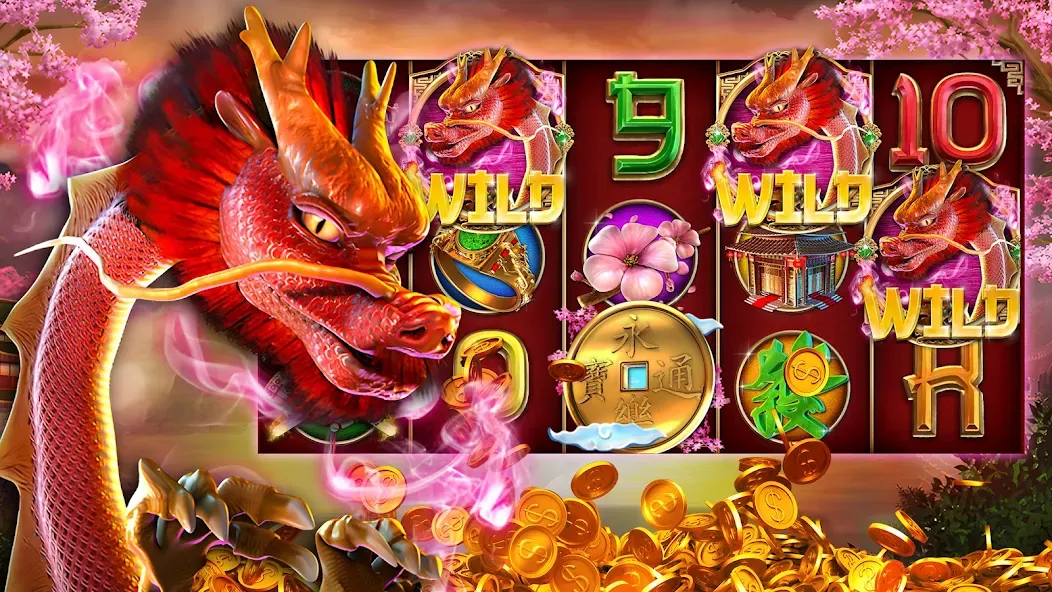 Pokie Magic Casino Slots (Поки Мэджик Казино Слоты) [МОД: Много монет, Открытые уровни и Мега MOD] Screenshot 4