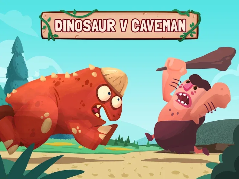 Dino Bash: Dinosaur Battle (Дино Баш) [МОД: Бесконечные деньги, Монеты и Мега MOD] Screenshot 1
