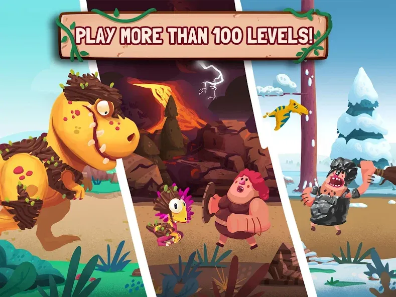 Dino Bash: Dinosaur Battle (Дино Баш) [МОД: Бесконечные деньги, Монеты и Мега MOD] Screenshot 4