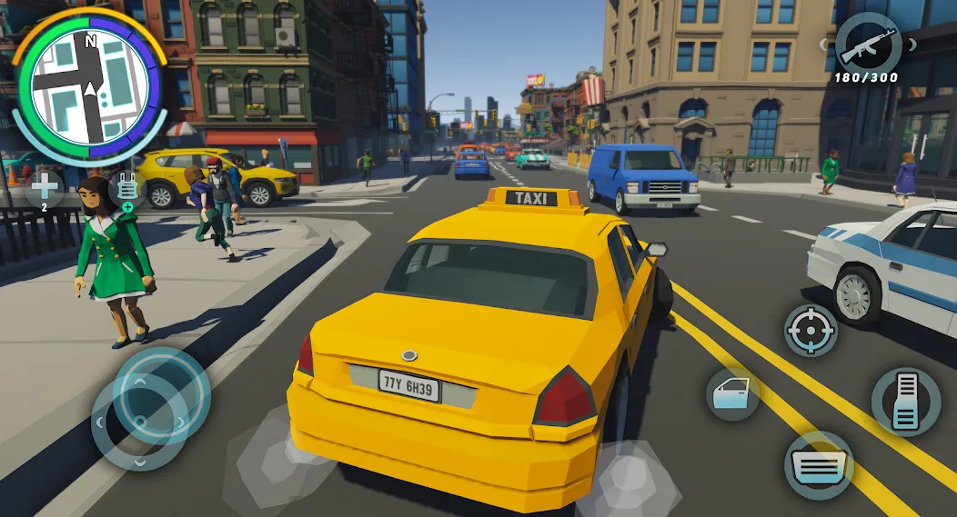 Gangster & Mafia Grand Polygon [МОД: Деньги, Монеты и Меню MOD] Screenshot 3