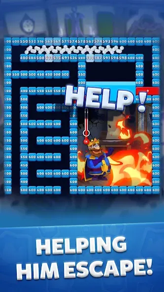 Bricks Royale-Brick Balls Game (Брикс Рояль) [МОД: Много монет, Открытые уровни и Мега MOD] Screenshot 2