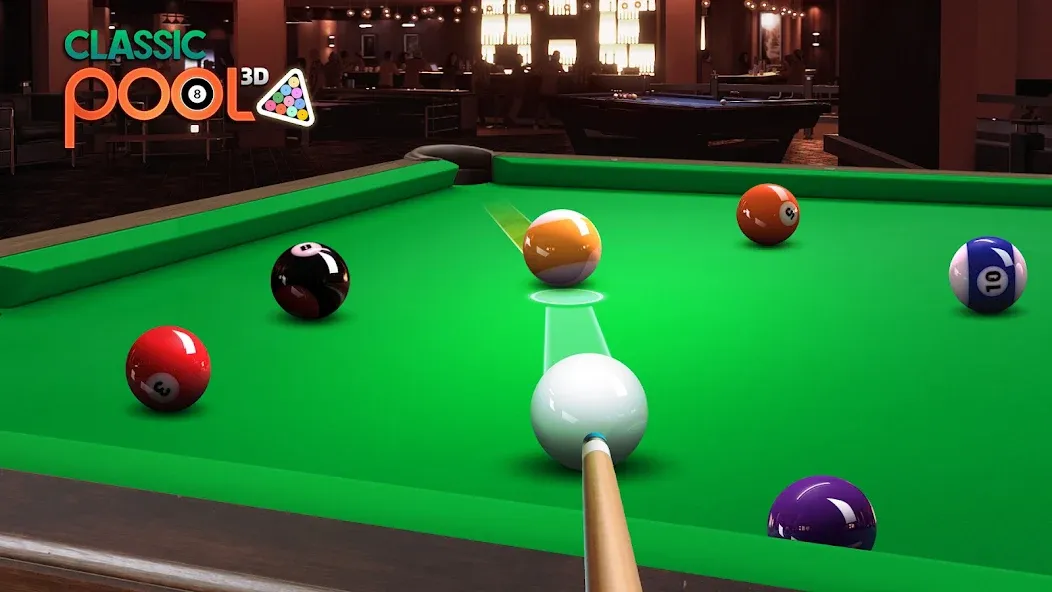 Classic Pool 3D: 8 Ball [МОД: Все открыто, Дополнительные деньги и Меню MOD] Screenshot 2