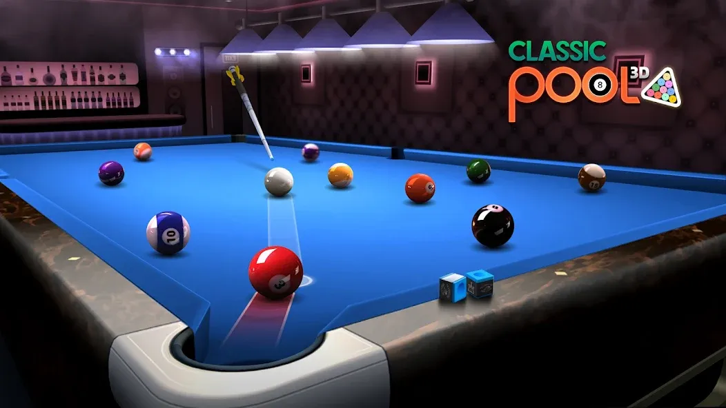 Classic Pool 3D: 8 Ball [МОД: Все открыто, Дополнительные деньги и Меню MOD] Screenshot 4