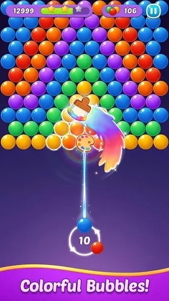 Bubble Shooter Gem Puzzle Pop (Бабл Шутер Драгоценный камень) [МОД: Бесконечные деньги, Монеты и Мега MOD] Screenshot 3