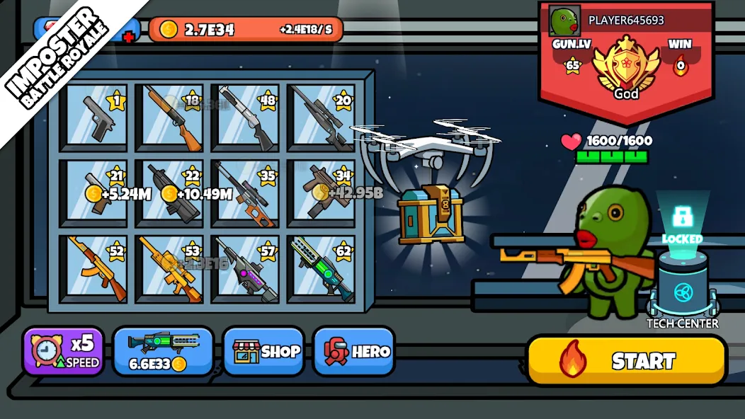 Imposter Battle Royale (Импостер Батл Рояль) [МОД: Деньги, Монеты и Меню MOD] Screenshot 4
