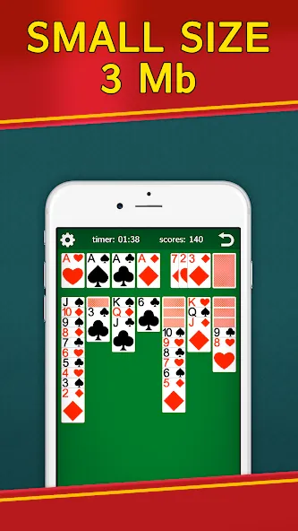 Classic Solitaire Klondike [МОД: Меню, Бесконечные монеты и Открытые уровни] Screenshot 2