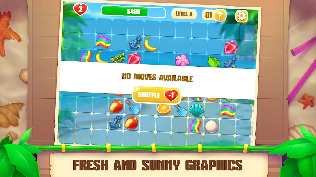 Onet Paradise: connect 2 tiles (Онет Парадайз) [МОД: Много денег, Монет и Все открыто] Screenshot 3