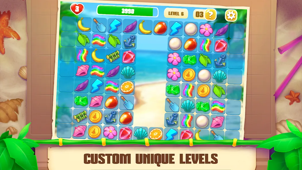 Onet Paradise: connect 2 tiles (Онет Парадайз) [МОД: Много денег, Монет и Все открыто] Screenshot 5