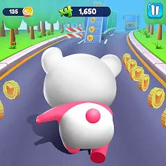 Скачать Piggy Panda Run: Fun Game [МОД: Деньги, Монеты и Меню MOD] | Взлом Piggy Panda Run: Fun Game на Андроид