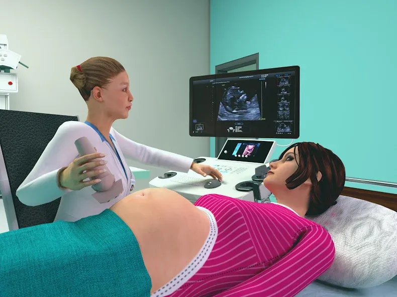 Pregnant Mother Simulator Game (Симулятор беременной мамы) [МОД: Все открыто, Дополнительные деньги и Меню MOD] Screenshot 5