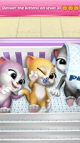 Pregnant Talking Cat Emma [МОД: Много монет, Открытые уровни и Мега MOD] Screenshot 2