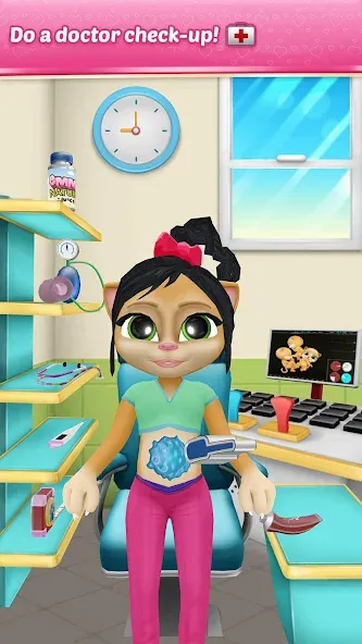 Pregnant Talking Cat Emma [МОД: Много монет, Открытые уровни и Мега MOD] Screenshot 3