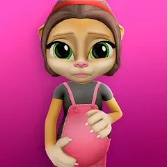 Скачать Pregnant Talking Cat Emma [МОД: Много монет, Открытые уровни и Мега MOD] | Взлом Pregnant Talking Cat Emma на Андроид