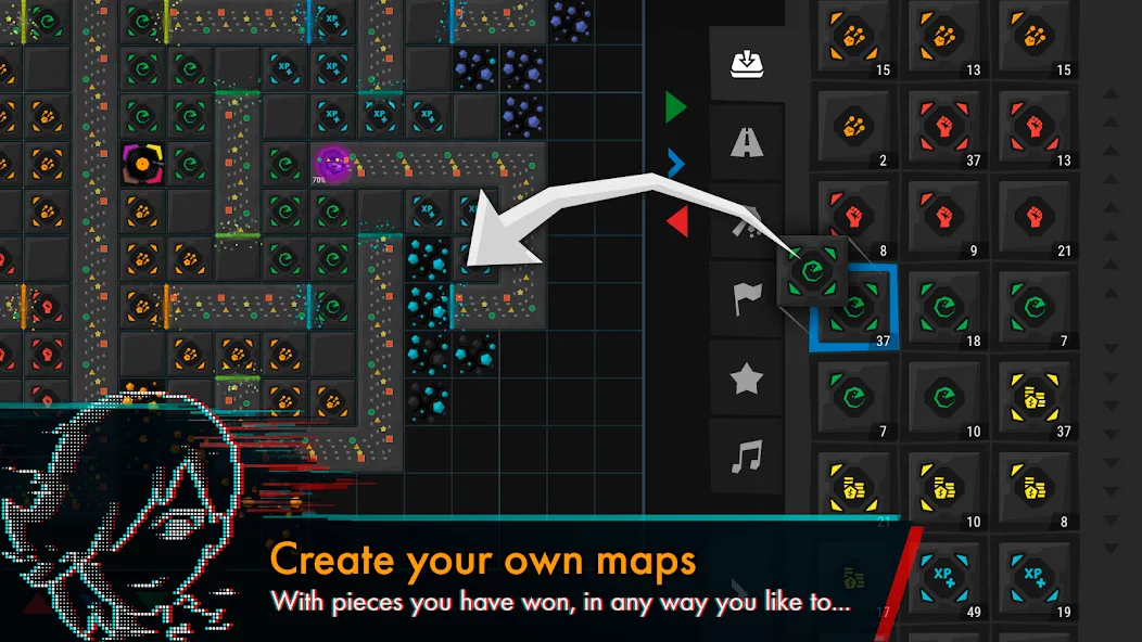 Infinitode 2 - Tower Defense (Инфинитод 2) [МОД: Меню, Бесконечные монеты и Открытые уровни] Screenshot 4