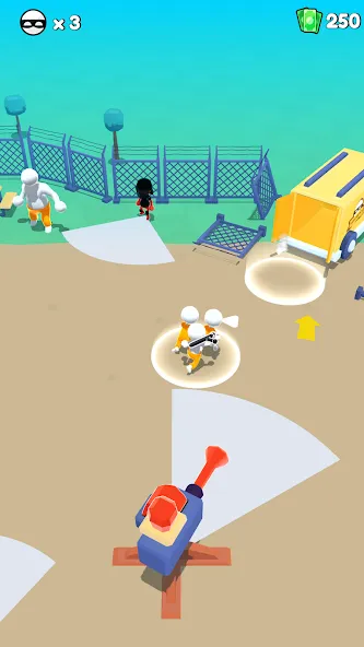 Prison Escape 3D - Jailbreak (Призон Искепе) [МОД: Много монет, Открытые уровни и Мега MOD] Screenshot 2