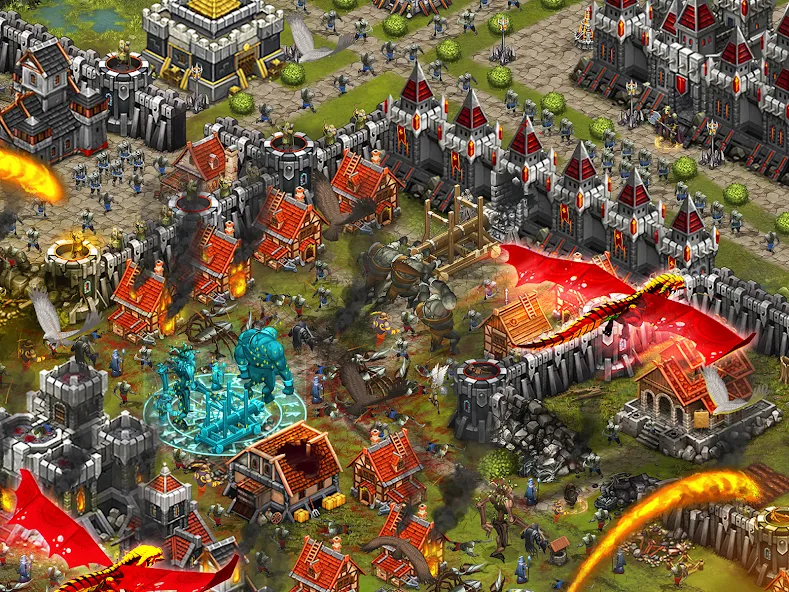 Throne Rush [МОД: Деньги, Монеты и Меню MOD] Screenshot 5