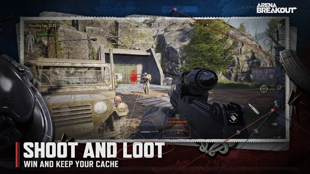 Arena Breakout: Realistic FPS (Арена Брейкаут) [МОД: Много монет, Открытые уровни и Мега MOD] Screenshot 1