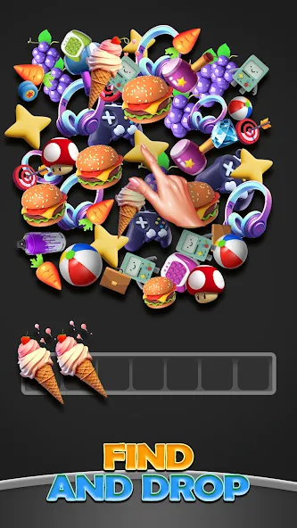 Triple Match 3D Ultimate Match (Скери Клаун Хоррор Сурвайвал 3Д) [МОД: Много монет, Открытые уровни и Мега MOD] Screenshot 4
