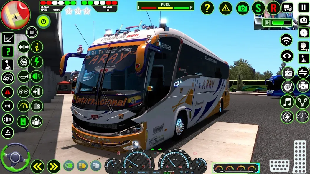 Euro Coach Bus Simulator 3D (Паблик Коуч Бас Драйвинг 3Д) [МОД: Деньги, Монеты и Меню MOD] Screenshot 1