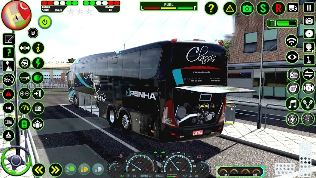 Euro Coach Bus Simulator 3D (Паблик Коуч Бас Драйвинг 3Д) [МОД: Деньги, Монеты и Меню MOD] Screenshot 2