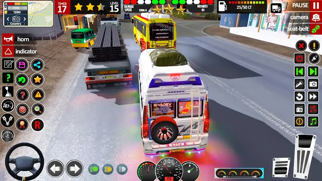 Euro Coach Bus Simulator 3D (Паблик Коуч Бас Драйвинг 3Д) [МОД: Деньги, Монеты и Меню MOD] Screenshot 3