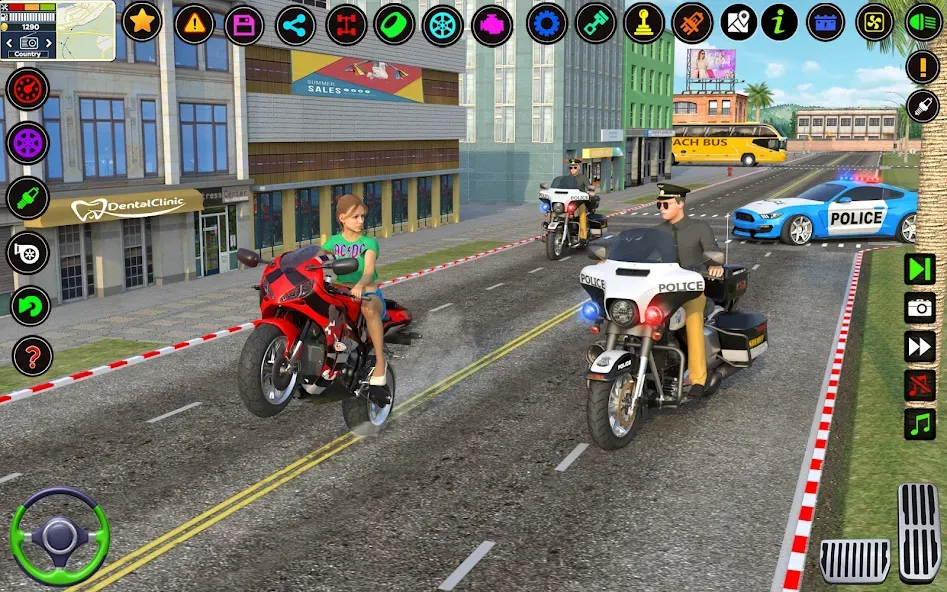 City Police Car Driving Games [МОД: Деньги, Монеты и Меню MOD] Screenshot 3