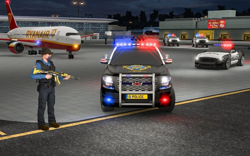 City Police Car Driving Games [МОД: Деньги, Монеты и Меню MOD] Screenshot 4