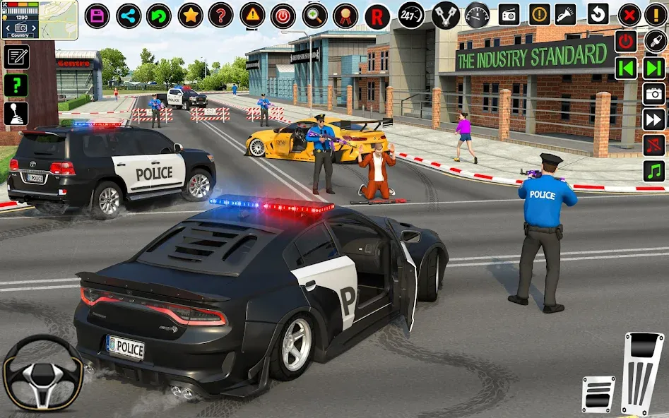 City Police Car Driving Games [МОД: Деньги, Монеты и Меню MOD] Screenshot 5