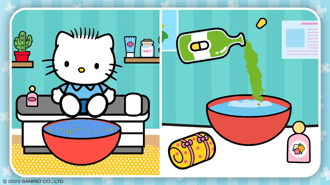 Hello Kitty: Kids Hospital (Хелло Китти) [МОД: Все открыто, Дополнительные деньги и Меню MOD] Screenshot 4