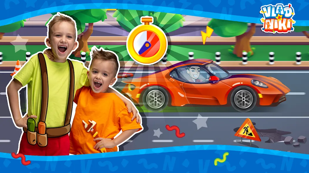 Vlad and Niki: Car Service [МОД: Бесконечные деньги, Монеты и Мега MOD] Screenshot 4