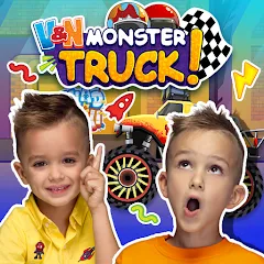 Скачать Monster Truck Vlad & Niki [МОД: Много монет, Открытые уровни и Мега MOD] | Взлом Monster Truck Vlad & Niki на Андроид