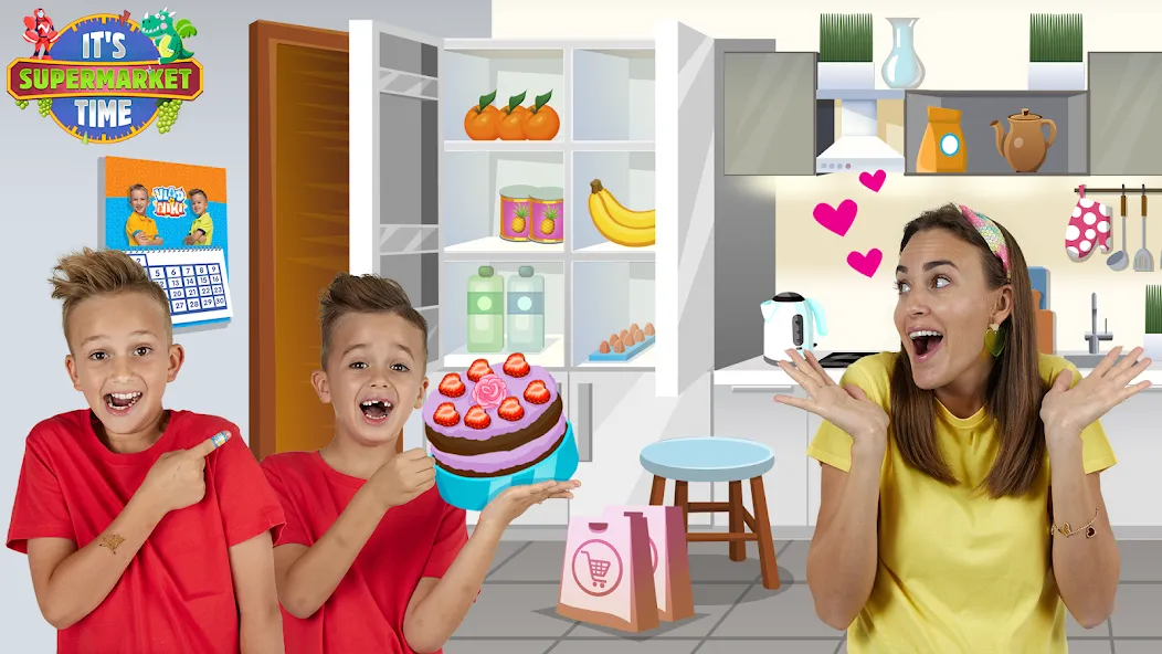 Vlad & Niki Supermarket game [МОД: Много денег, Монет и Все открыто] Screenshot 5