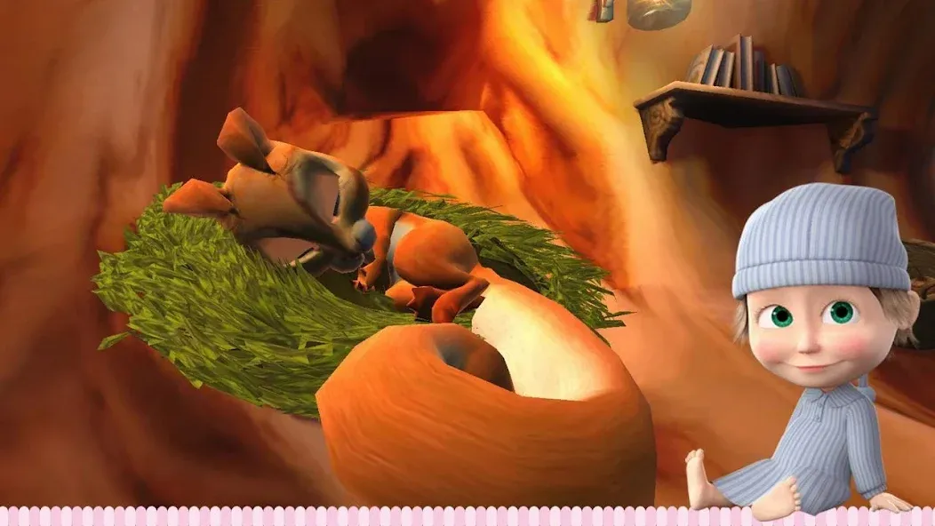 Masha and the Bear: Good Night [МОД: Деньги, Монеты и Меню MOD] Screenshot 2
