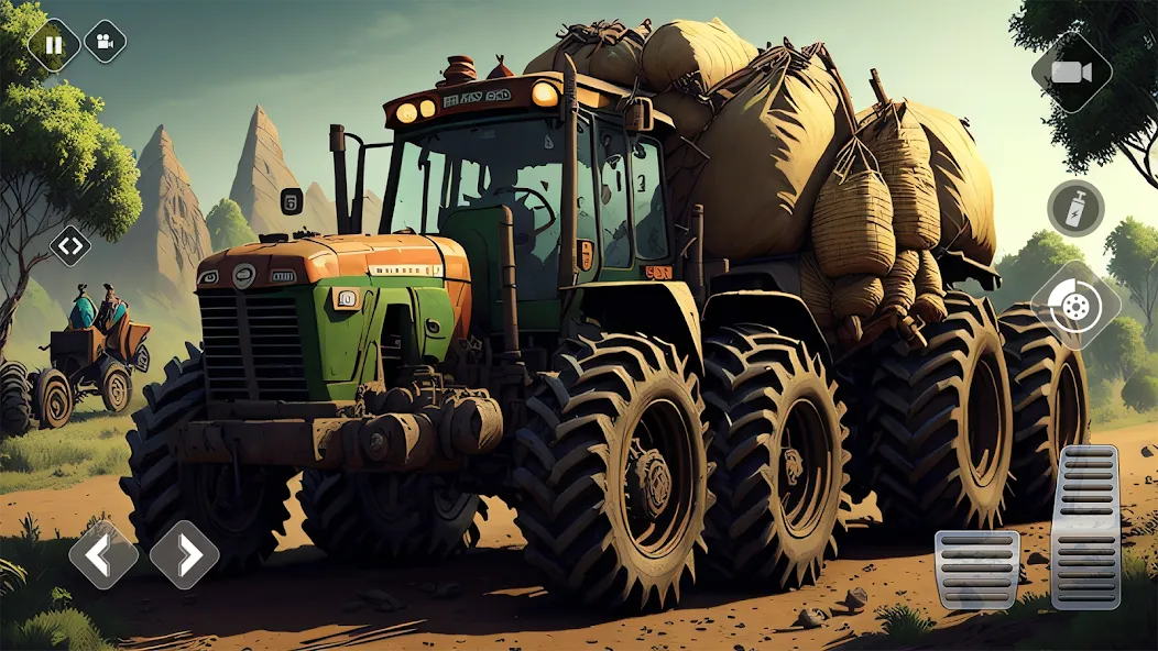 Tractor Driving Games: Farming [МОД: Бесконечные деньги, Монеты и Мега MOD] Screenshot 4