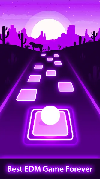 Magic Ball Tiles Hop Music Run (Меджик Бол Тайлз Хоп Мьюзик Ран) [МОД: Бесконечные деньги, Монеты и Мега MOD] Screenshot 3