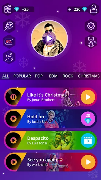 Magic Ball Tiles Hop Music Run (Меджик Бол Тайлз Хоп Мьюзик Ран) [МОД: Бесконечные деньги, Монеты и Мега MOD] Screenshot 4