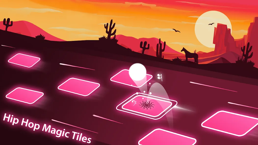 Magic Ball Tiles Hop Music Run (Меджик Бол Тайлз Хоп Мьюзик Ран) [МОД: Бесконечные деньги, Монеты и Мега MOD] Screenshot 5