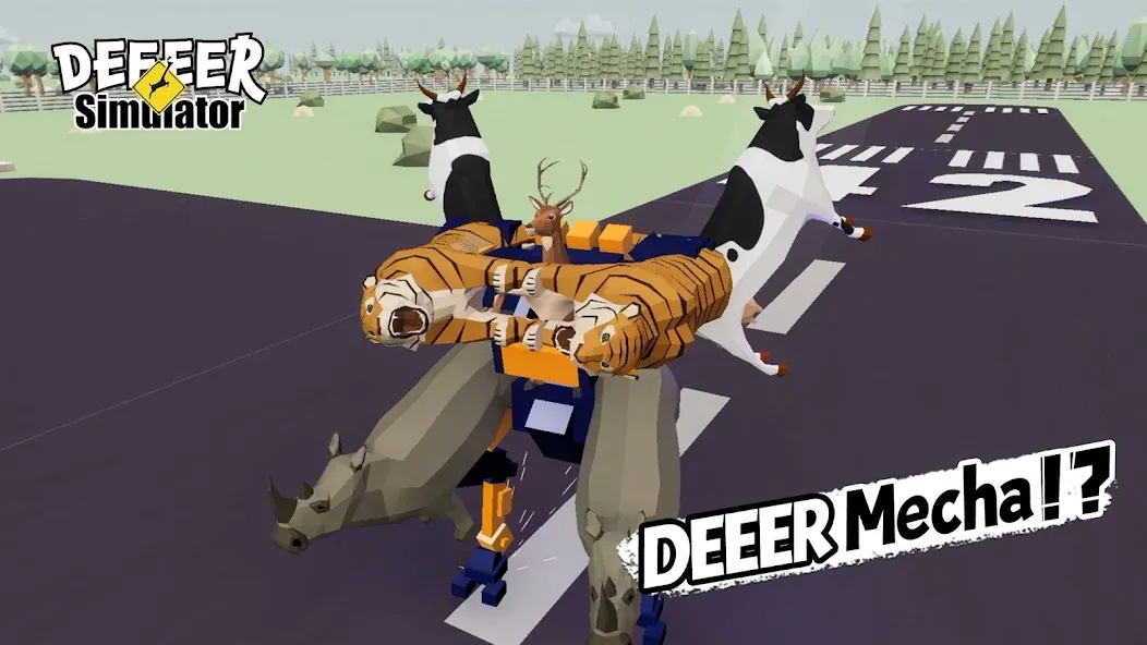 DEEEER Simulator: Modern World (ДИИИР Симулятор) [МОД: Много монет, Открытые уровни и Мега MOD] Screenshot 5