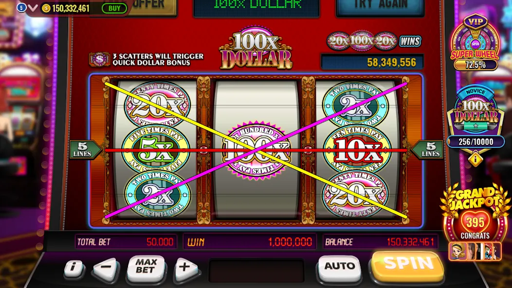 Vegas Live Slots: Casino Games (Вегас Лайв Слотс) [МОД: Бесконечные деньги, Монеты и Мега MOD] Screenshot 1